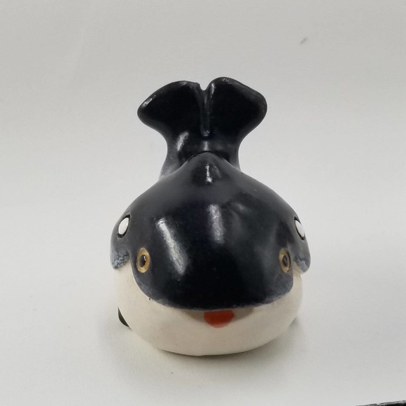 Orca Killer Whale Figurine Paperweight Handcrafted Marine Mammal Animal Decor - Picture 7 of 11